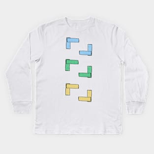 Spike Marks Kids Long Sleeve T-Shirt